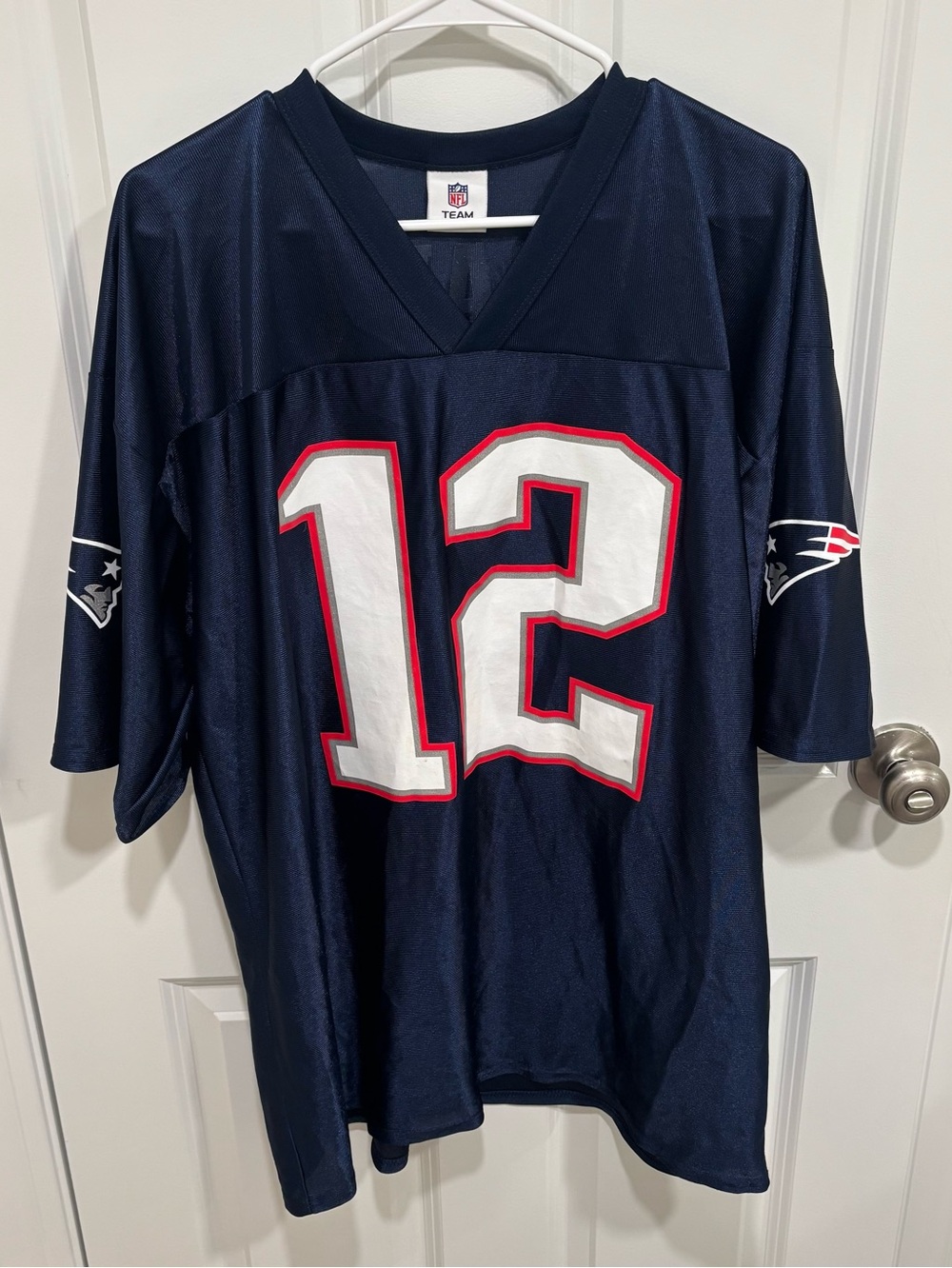 NFL New England Patriots Tom Brady #12 Football Jersey Mens U.S. Large
